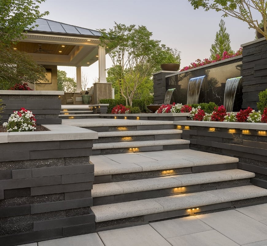 Paver steps